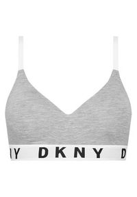 DKNY Biustonosz push-up DK4518 Szary. Kolor: szary. Materiał: bawełna. Rodzaj stanika: push-up #3