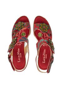 Laura Vita Sandały Nellao 15 Czerwony. Kolor: czerwony. Materiał: skóra #2