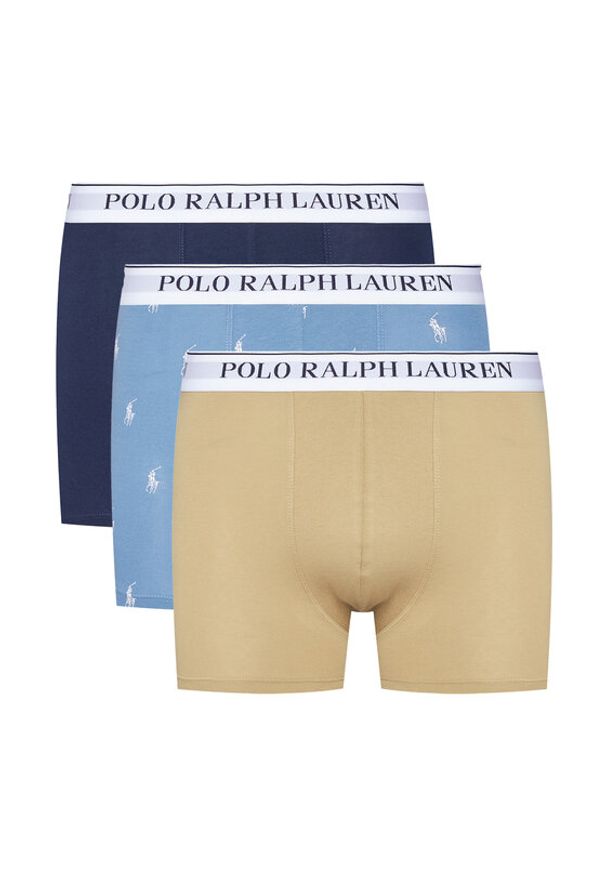 Polo Ralph Lauren Komplet 3 par bokserek 714830299169 Kolorowy. Materiał: bawełna. Wzór: kolorowy