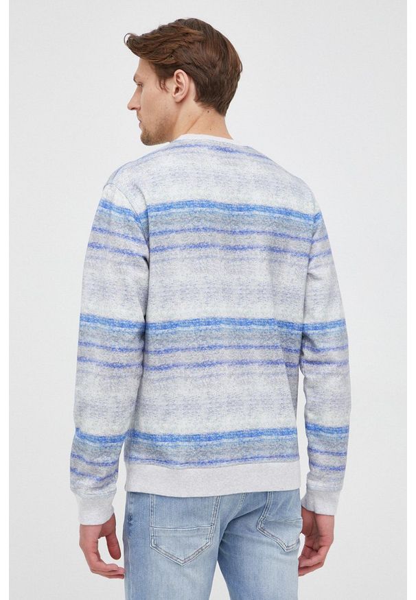 Scotch & Soda bluza bawełniana męska z nadrukiem. Kolor: niebieski. Materiał: bawełna. Wzór: nadruk