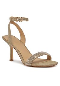 MICHAEL Michael Kors Sandały Carrie Sandal 40R4CEMS1D Złoty. Kolor: złoty. Materiał: materiał #6