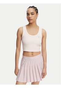 Guess Top V6GP07 K2987 Różowy jasny Slim Fit. Kolor: różowy. Materiał: wiskoza #1