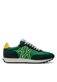 Sneakersy męskie zielone Armani Exchange XUX129 XV549 00134. Kolor: zielony #4