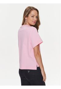 Guess T-Shirt W4RI43 K8FQ4 Różowy Boxy Fit. Kolor: różowy. Materiał: bawełna #3