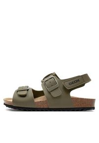 Geox Sandały J Ghita Boy J358LD 000BC C3009 S Khaki. Kolor: brązowy