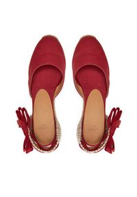 Castañer Espadryle Carina/6/002 021644 Czerwony. Kolor: czerwony. Materiał: materiał #5