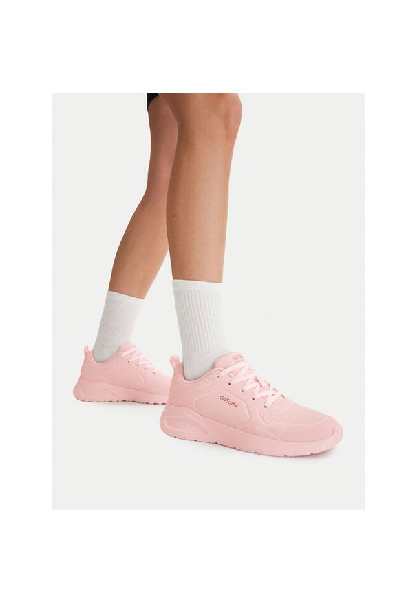 Sneakersy Go Soft. Kolor: różowy