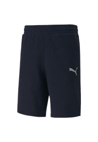 Spodenki męskie Puma teamGOAL 23 Casuals Shorts granatowe. Kolor: niebieski, szary, wielokolorowy. Materiał: poliester, bawełna. Sport: fitness