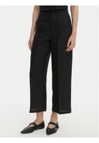 Marella Kuloty Clava 2615131182 Czarny Regular Fit. Kolor: czarny. Materiał: len #1