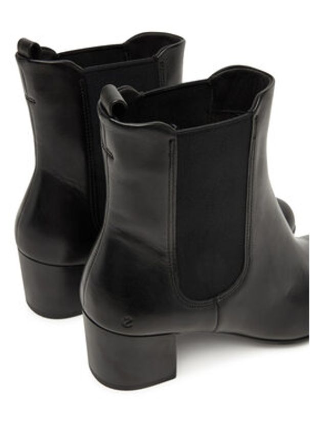 ecco - ECCO Botki Dress Classic 20992301001 Czarny. Kolor: czarny. Materiał: skóra