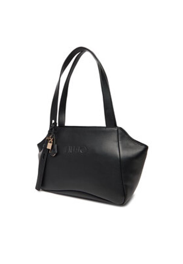 Liu Jo Torebka Esc M Tote AF5081 E0037 Czarny. Kolor: czarny. Materiał: skórzane