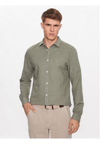Only & Sons Koszula 22012321 Zielony Slim Fit. Kolor: zielony. Materiał: bawełna #7