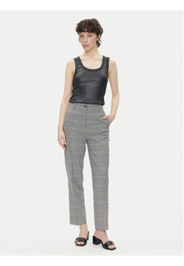 Pepe Jeans Top Lacey PL505993 Czarny Slim Fit. Kolor: czarny. Materiał: bawełna