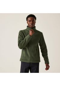 Polar turystyczny męski Garrian II Regatta z suwakiem. Kolor: zielony. Materiał: polar. Sezon: zima. Styl: sportowy #1