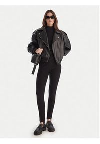 MICHAEL Michael Kors Legginsy MF530W7JWV Czarny Slim Fit. Kolor: czarny. Materiał: syntetyk #4