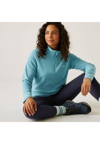 Regatta - Damski lekki polar turystyczny Sweethart z zamkiem błyskawicznym do połowy. Kolor: niebieski. Materiał: polar. Sport: turystyka piesza #1