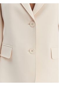 Weekend Max Mara Marynarka Uva 2615041061 Écru Slim Fit. Materiał: syntetyk #5