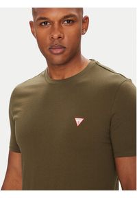 Guess T-Shirt M2YI36 I3Z14 Zielony Slim Fit. Kolor: zielony. Materiał: bawełna #4