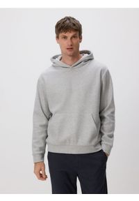 Reserved - Bluza kangurka z kapturem - ciemnoszary. Typ kołnierza: kaptur. Kolor: szary. Materiał: dzianina #1