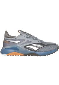 Buty do chodzenia damskie Reebok Nano X2 Tr Adventure. Zapięcie: sznurówki. Kolor: szary. Materiał: guma, syntetyk, tkanina, materiał. Szerokość cholewki: normalna. Sport: turystyka piesza