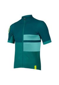 ENDURA - Koszulka rowerowa męska Endura FS260 Print S/S. Kolor: zielony. Wzór: nadruk. Sport: kolarstwo