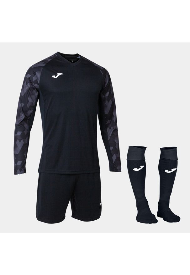 Zestaw do piłki nożnej dla dzieci Joma Zamora VII. Kolor: czarny. Materiał: dresówka. Styl: sportowy