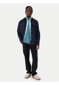 Tommy Jeans Koszula jeansowa Western DM0DM23022 Granatowy Regular Fit. Kolor: niebieski. Materiał: bawełna #3