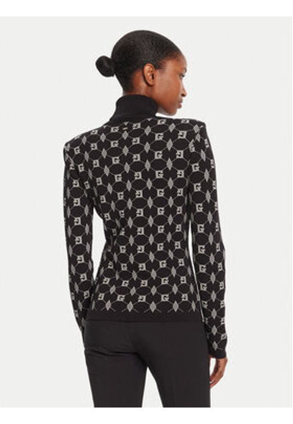 Gaudi Golf 521FD53026 Czarny Regular Fit. Typ kołnierza: golf. Kolor: czarny. Materiał: syntetyk