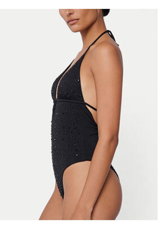 Guess Strój kąpielowy E6GJ36 MC040 Czarny. Kolor: czarny. Materiał: syntetyk