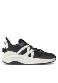 Armani Exchange Sneakersy XUX187 XV774 00002 Czarny. Kolor: czarny. Materiał: materiał