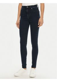 Tommy Jeans Jeansy Sylvia DW0DW20217 Granatowy Skinny Fit. Kolor: niebieski