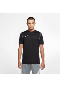 Koszulka treningowa męska Nike Park 20. Kolor: czarny. Długość rękawa: krótki rękaw. Długość: krótkie