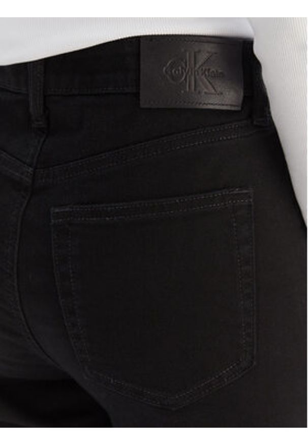 Calvin Klein Jeans Jeansy LV047D740G Czarny Slim Fit. Kolor: czarny