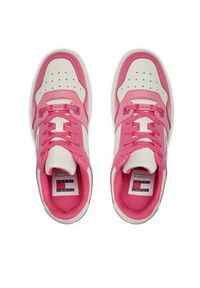 Tommy Jeans Sneakersy Tjw Retro Basket Patent Ltr EN0EN02499 Różowy. Kolor: różowy