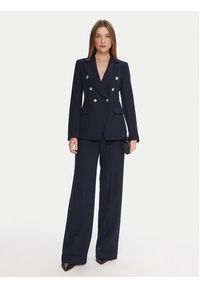 Maryley Marynarka 25IB139/43BL Granatowy Regular Fit. Kolor: niebieski. Materiał: syntetyk #5