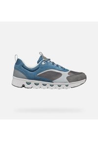 Trenerzy Geox Spherica Ecub-4 A. Kolor: niebieski, szary, wielokolorowy