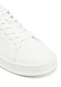 Calvin Klein Sneakersy Low Top Lace Up Nu HM0HM01758 Biały. Kolor: biały. Materiał: skóra #4