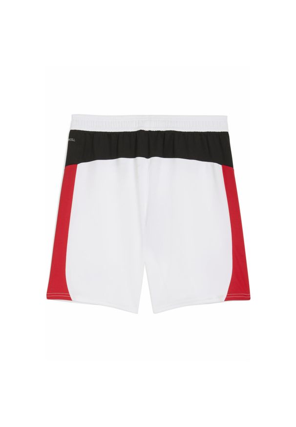 Puma - Męskie szorty AC Milan 25/26 PUMA White For All Time Red. Kolor: biały, czerwony, wielokolorowy. Materiał: tkanina. Sport: piłka nożna, fitness