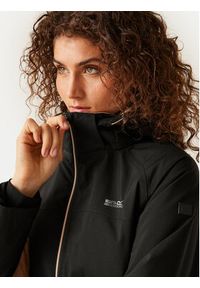 Regatta Kurtka przeciwdeszczowa Frelton RWP401 Czarny Regular Fit. Kolor: czarny. Materiał: syntetyk #5