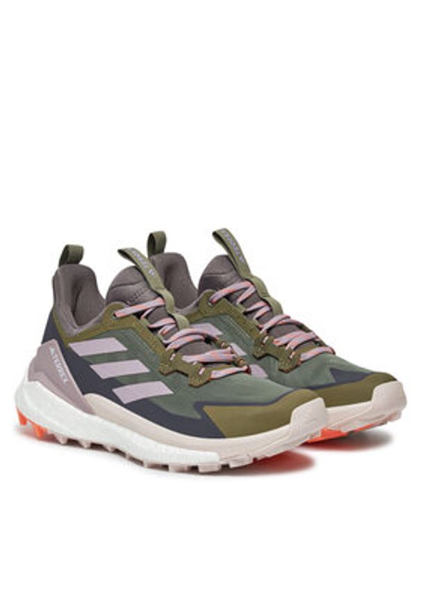 Adidas - adidas Sneakersy Terrex Free Hiker 2.0 Low IG8892 Zielony. Kolor: zielony. Materiał: mesh, materiał. Model: Adidas Terrex