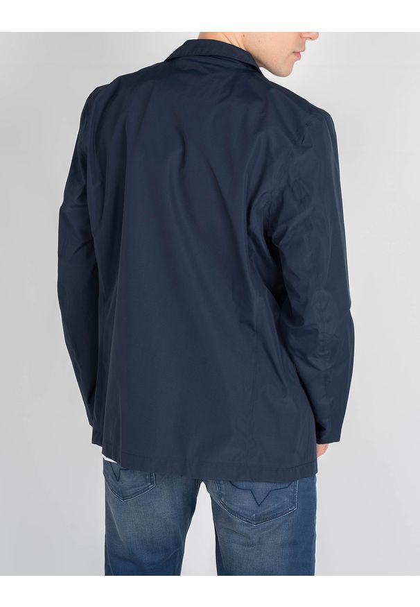 Invicta Kurtka | 4436144 | Mężczyzna | Granatowy. Okazja: na co dzień. Kolor: niebieski. Materiał: poliester. Wzór: aplikacja. Styl: casual