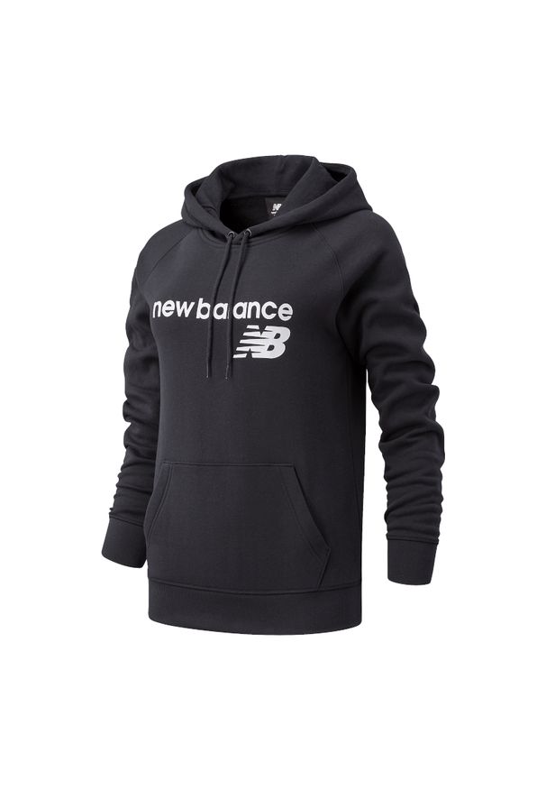 New Balance WT03810BK. Typ kołnierza: kaptur. Materiał: bawełna, tkanina. Styl: klasyczny