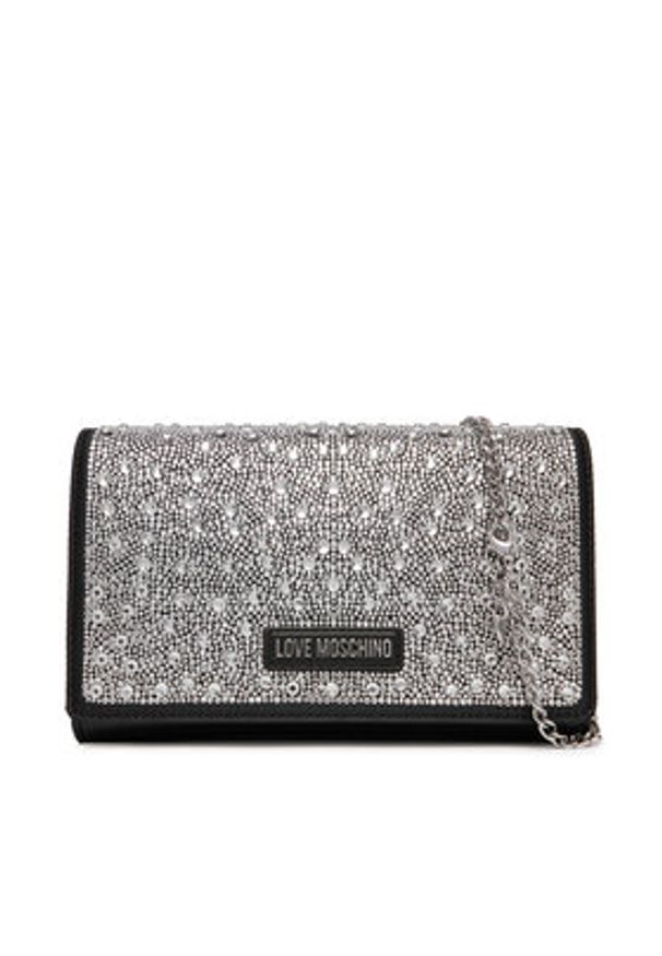 Love Moschino - LOVE MOSCHINO Torebka JC4168PP1OLW100A Czarny. Kolor: czarny. Materiał: skórzane