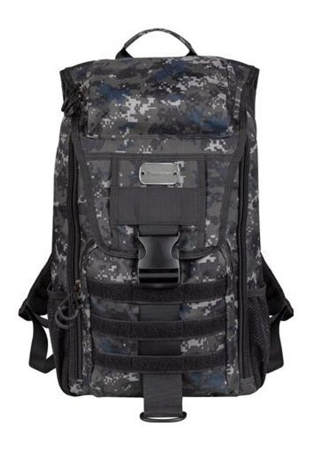 Plecak Genesis Pallad 450 Camo Lite 15.6''. Wzór: moro, nadruk, ze splotem. Styl: militarny, biznesowy