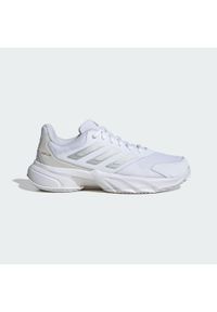 Adidas - Buty Courtjam Control 3 Clay Tennis. Kolor: biały, szary, wielokolorowy. Sport: tenis