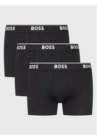 BOSS - Boss Komplet 3 par bokserek Power 50475274 Czarny. Kolor: czarny. Materiał: bawełna #1