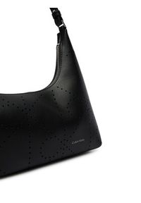 Calvin Klein Torebka Emblem Aop Perfor Lthr Bag LV04F3367G Czarny. Kolor: czarny. Materiał: skórzane #3