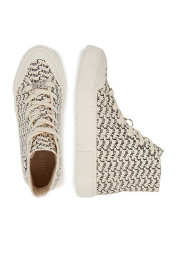 Juicy Couture Trampki VSJU004 Écru. Kolor: kremowy. Materiał: materiał