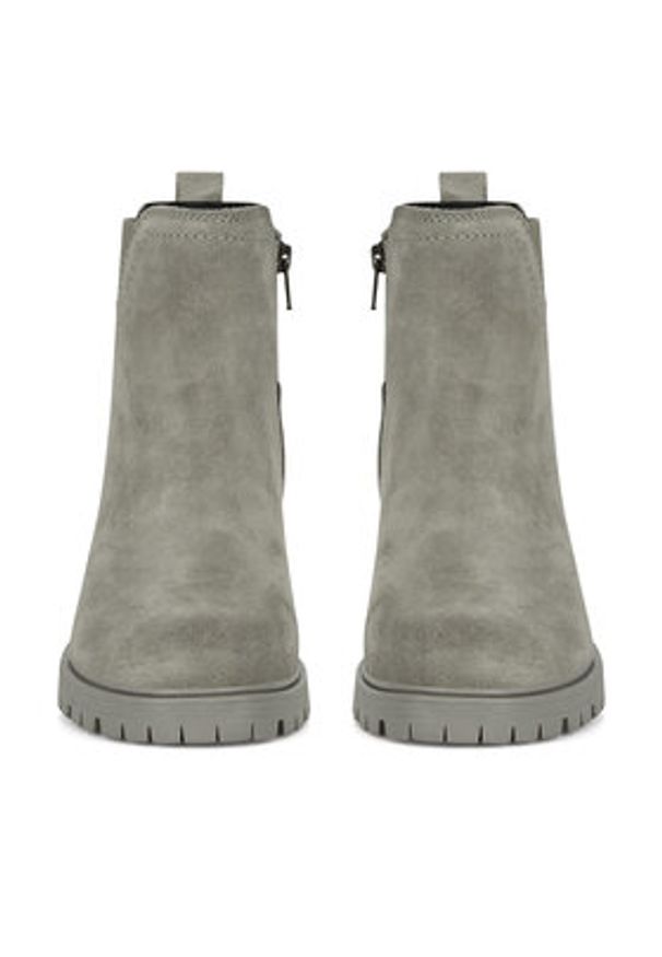 Lasocki Botki CEO-WI16-D-466-02 Szary. Kolor: szary. Materiał: zamsz, skóra