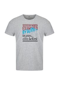 Męski bawełniany t-shirt Kilpi TYPON-M. Kolor: szary. Materiał: bawełna